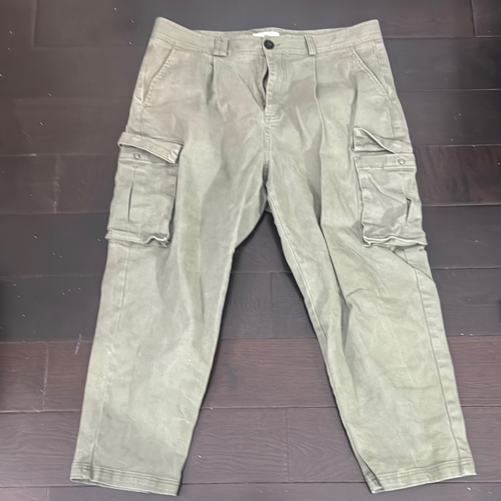 I Love Ugly Men's Cargo Pants in Sage Green